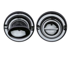 Heritage Brass Round 45mm Diameter Turn & Release, Polished Chrome