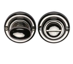 Heritage Brass Round 45mm Diameter Turn & Release, Polished Nickel