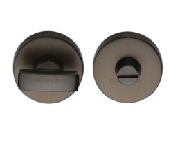 Heritage Brass Round 35mm Diameter Turn & Release, Matt Bronze