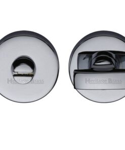 Heritage Brass Round 35mm Diameter Turn & Release, Polished Chrome