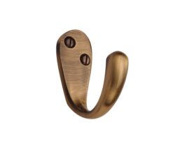 Heritage Brass Single Robe Hook (43mm Projection), Antique Brass