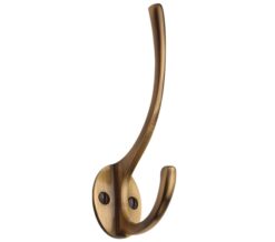 Heritage Brass Hat & Coat Hook (130mm Height), Antique Brass
