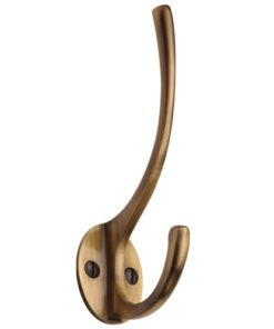 Heritage Brass Hat & Coat Hook (130mm Height), Antique Brass