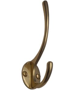 Heritage Brass Hat & Coat Hook (130mm Height), Polished Brass