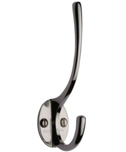 Heritage Brass Hat & Coat Hook (130mm Height), Polished Nickel