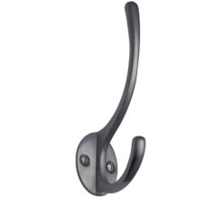 Heritage Brass Hat & Coat Hook (130mm Height), Satin Chrome