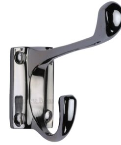 Heritage Brass Hat & Coat Hook (86mm Projection), Polished Chrome