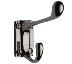 Heritage Brass Hat & Coat Hook (86mm Projection), Polished Nickel