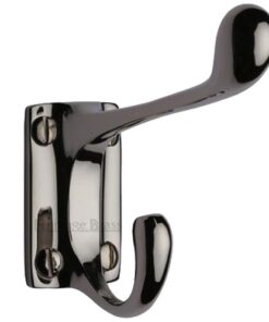 Heritage Brass Hat & Coat Hook (86mm Projection), Polished Nickel