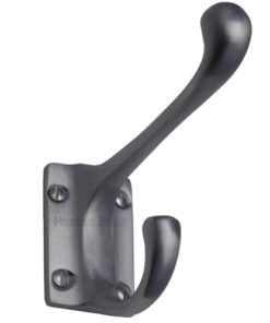 Heritage Brass Hat & Coat Hook (86mm Projection), Satin Chrome