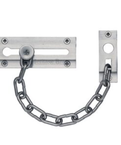 Heritage Brass Door Chain (100mm), Satin Chrome