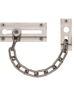 Heritage Brass Door Chain (100mm), Satin Nickel