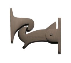 Heritage Brass Gravity Door Latch (83mm), Matt Bronze