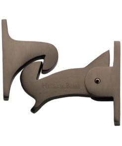 Heritage Brass Gravity Door Latch (83mm), Matt Bronze