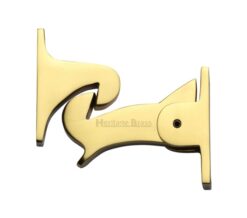 Heritage Brass Gravity Door Latch (83mm), Polished Brass