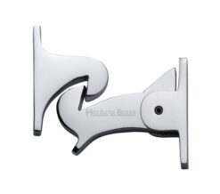 Heritage Brass Gravity Door Latch (83mm), Polished Chrome