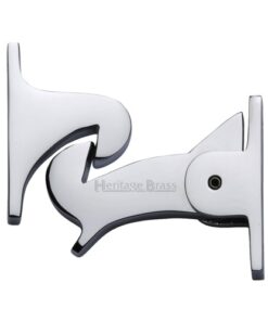 Heritage Brass Gravity Door Latch (83mm), Polished Chrome