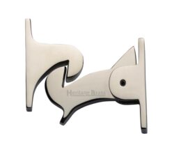 Heritage Brass Gravity Door Latch (83mm), Polished Nickel