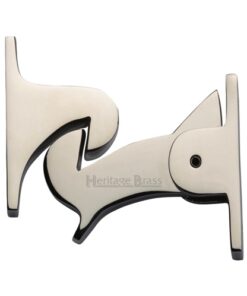 Heritage Brass Gravity Door Latch (83mm), Polished Nickel