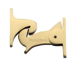Heritage Brass Gravity Door Latch (83mm), Satin Brass