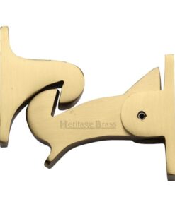 Heritage Brass Gravity Door Latch (83mm), Satin Brass