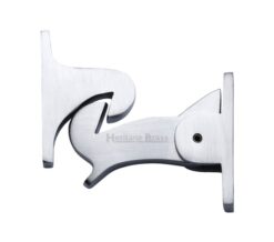 Heritage Brass Gravity Door Latch (83mm), Satin Chrome