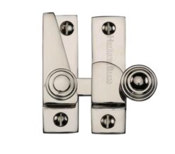 Heritage Brass Hook Plate Sash Fastener (69mm x 20mm) Polished Nickel