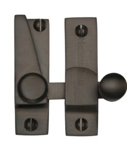 Heritage Brass Hook Plate Sash Fastener (69mm x 20mm), Matt Bronze