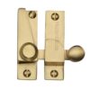 Heritage Brass Hook Plate Sash Fastener (69mm x 20mm), Satin Brass -