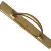 Heritage Brass Slim Pull Handle On 303mm Backplate, Polished Brass -