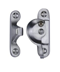 Heritage Brass Fitch Pattern Sash Fastener (66mm x 17mm), Satin Chrome