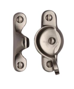 Heritage Brass Fitch Pattern Sash Fastener (66mm x 17mm), Satin Nickel