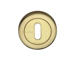 Heritage Brass Standard Key Escutcheon, Polished Brass