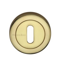 Heritage Brass Standard Key Escutcheon, Polished Brass