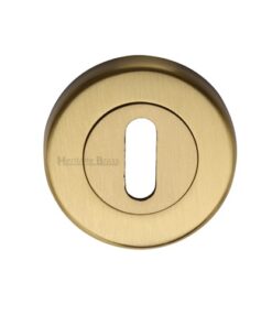 Heritage Brass Standard Key Escutcheon, Satin Brass