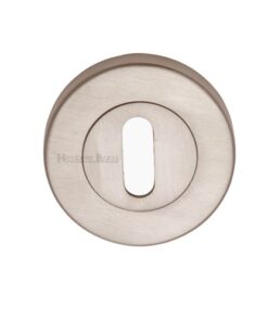 Heritage Brass Standard Key Escutcheon, Satin Nickel