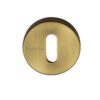 Heritage Brass Standard Key Escutcheon, Antique Brass -