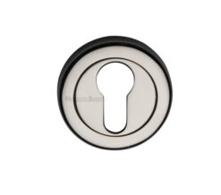 Heritage Brass Euro Profile Key Escutcheon, Polished Nickel
