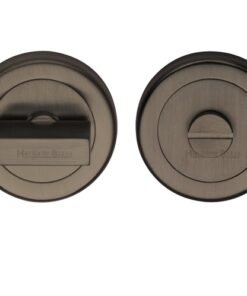 Heritage Brass Round 53mm Diameter Turn & Release, Matt Bronze
