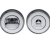 Heritage Brass Round 50mm Diameter Turn & Release, Polished Chrome