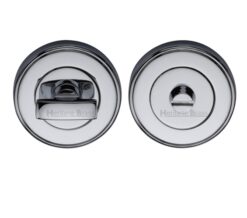 Heritage Brass Round 50mm Diameter Turn & Release, Polished Chrome