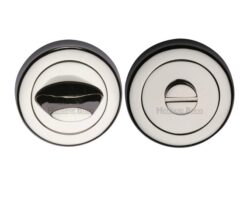 Heritage Brass Contemporary Round 53mm Diameter Turn & Release, Polished Nickel