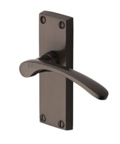 Heritage Brass Sophia Short Matt Bronze Door Handles (sold in pairs)