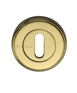 Heritage Brass Standard Key Escutcheon, Polished Brass