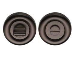 Heritage Brass Round 53mm Diameter Turn & Release, Satin Nickel