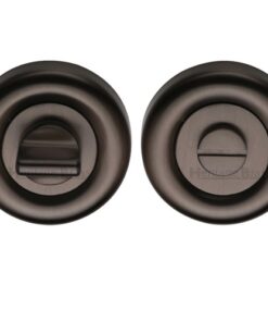 Heritage Brass Round 53mm Diameter Turn & Release, Satin Nickel