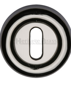 Heritage Brass Standard Key Escutcheon, Polished Nickel