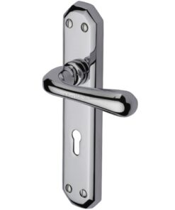 Heritage Brass Charlbury Polished Chrome Door Handles(sold in pairs)