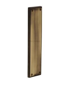 Heritage Brass Raised Fingerplate (282mm x 63mm), Antique Brass Finish