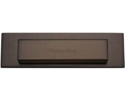Heritage Brass Gravity Flap Letter Plate (280mm x 80mm), Matt Bronze